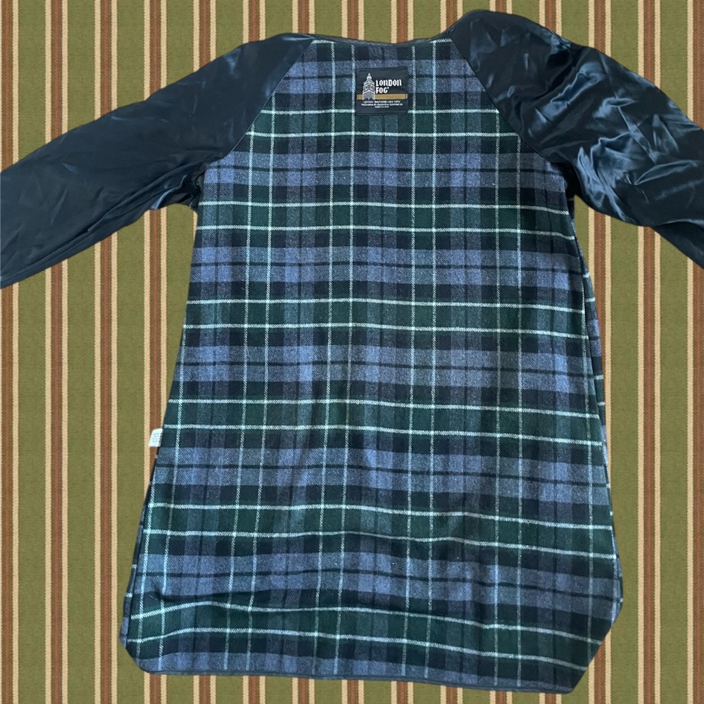 london fog oversized flannel